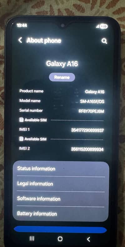 Samsung Mobile A16