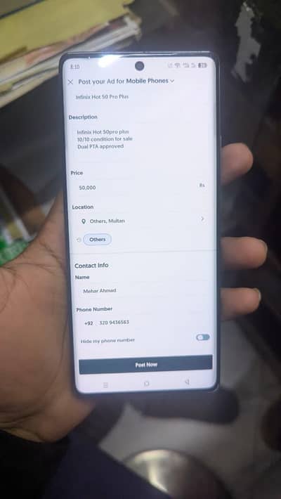 Infinix Hot 50 Pro Plus