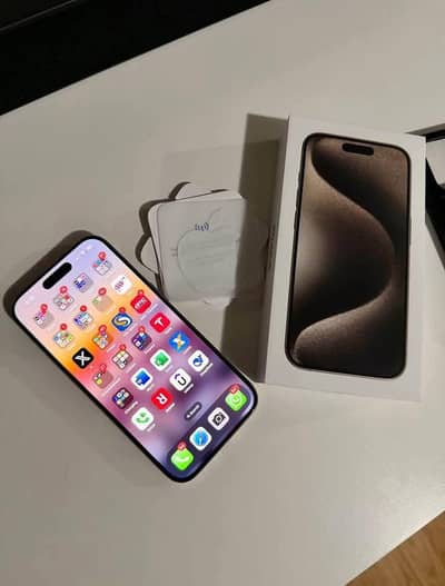 iphone 15 pro max 256 gb non PTA My WhatsApp number 0370.7634975
