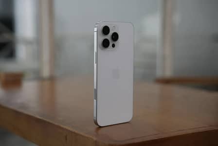 iPhone 16 Pro Max White Titanium - 10/10 Condition - JV / Non-PTA