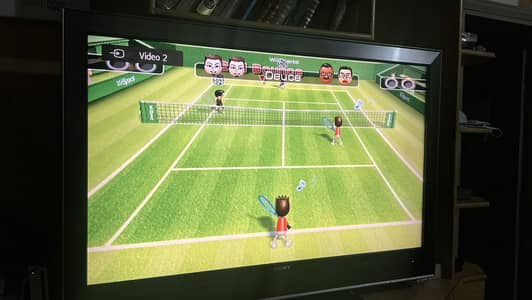 Nintendo wii gaming console with 6 games
