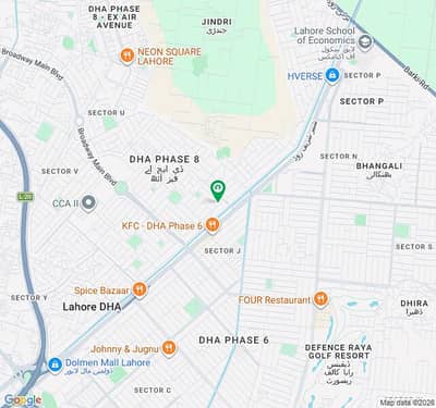 T-1371 Premium 25 Marla Plot Available in DHA Phase 8 Lahore