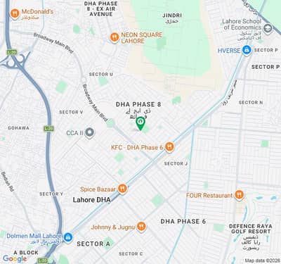 T-1556 Premium 1 Kanal Plot Available in DHA Phase 8 Lahore