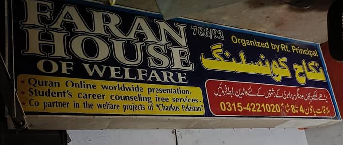 Back light LED Sign board