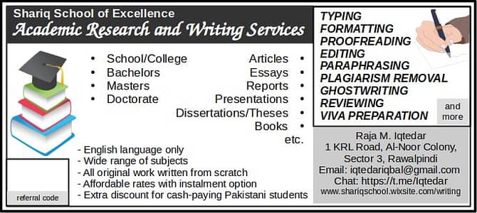 Academic Research, Writing & Editing Services