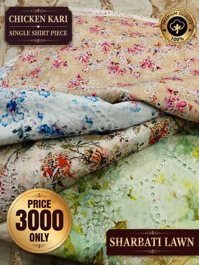 sharbati lawn 2pc