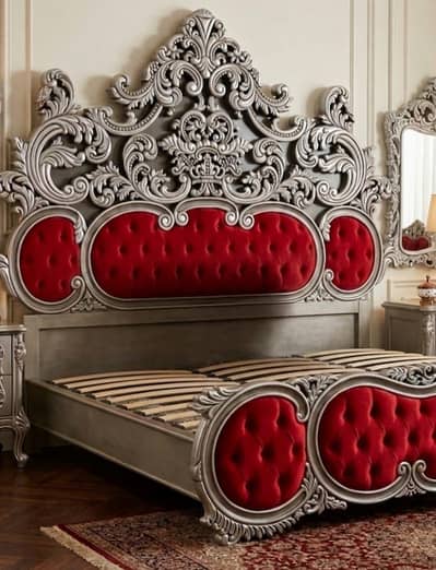 king size bed set with two sofas and mattress