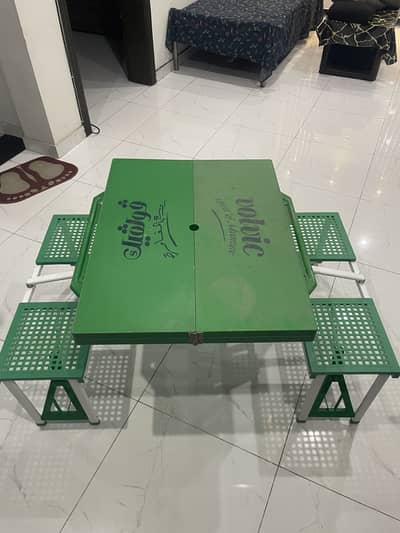 Kids folding chair table
