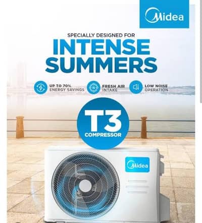 Midea Ac 1ton, 1.5ton 2ton inverter