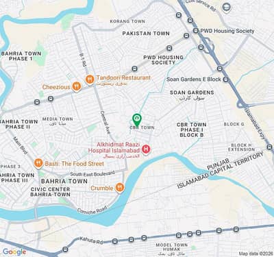 12 Marla Plot In CBR Town, Block-C