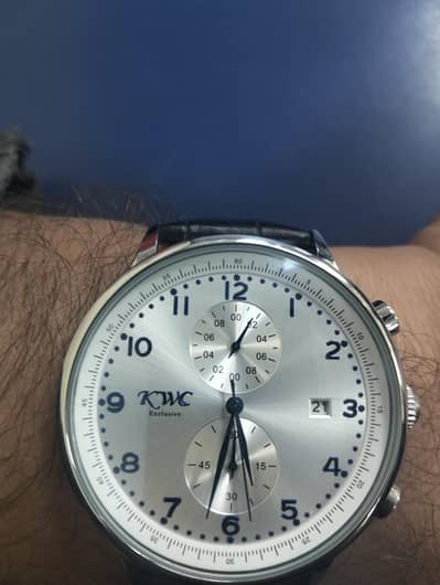 kwc dress watch 42 mm 90% + condition