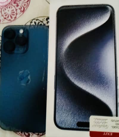 Apple iPhone 15 Pro Max jv 256gb LLA 87battery health