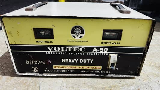 Voltec Stabilizer for sale - 5000 Watts
