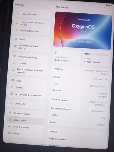 oneplus pad 2 /12_256