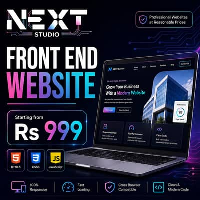 Professional Website Developer | Front End, Backend & E-commerce
