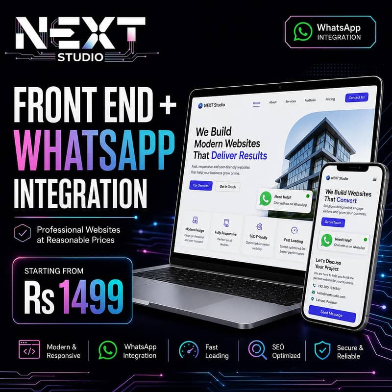 Professional Website Developer | Front End, Backend & E-commerce 1
