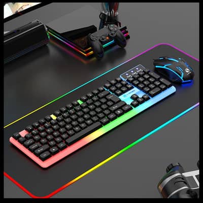 GRB gaming keyboard and mouse combo,