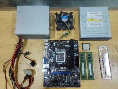 Core i5-4590 + 16GB RAM + MSI H81M-P33 + Case + PSU (No HDD/SSD/GPU)