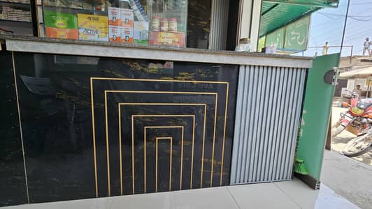 Counter and racks