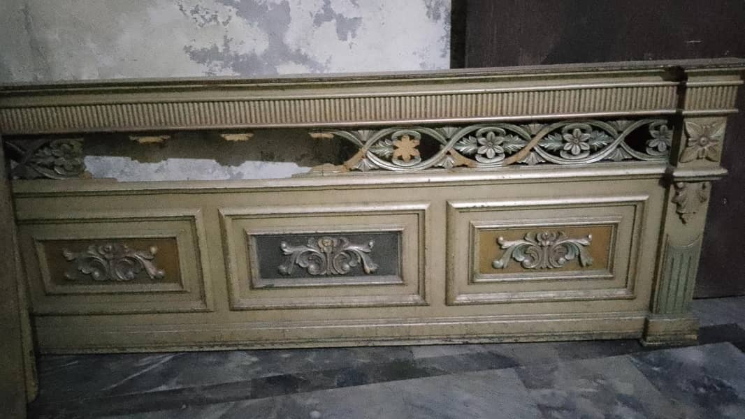 Bed and dressing with 2 side table 2