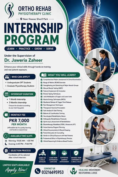 ortho rehab physiotherapy clinic