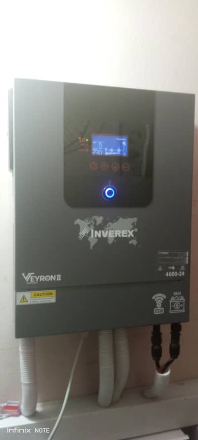 inverex veyron II 4.2 Kw and Zing life po 24 volt 200 amp