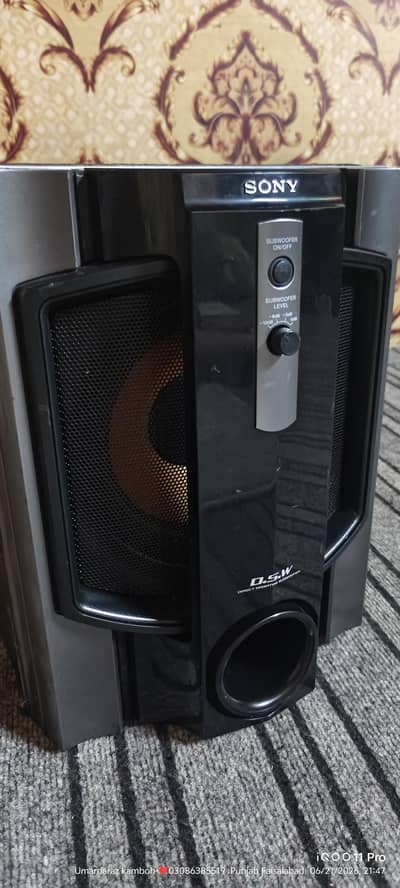 Sony SS_WGV100D 8 inch subwoofer powerful sound