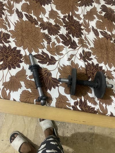 Dumbal and barbel bar for sale
