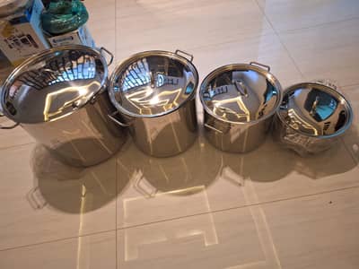 Stock pot 4 Set
