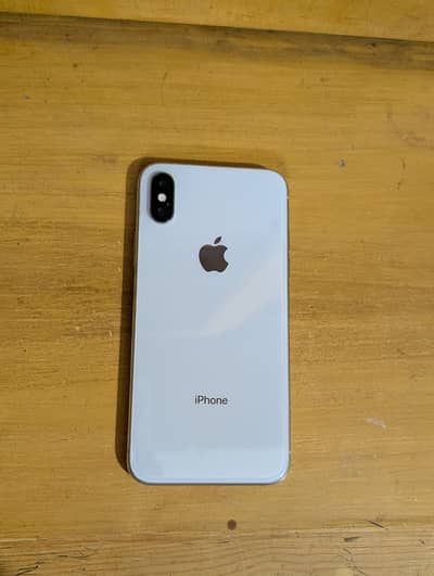 Apple iPhone X 256GB PTA Approved –White Silver – Excellent Condition.