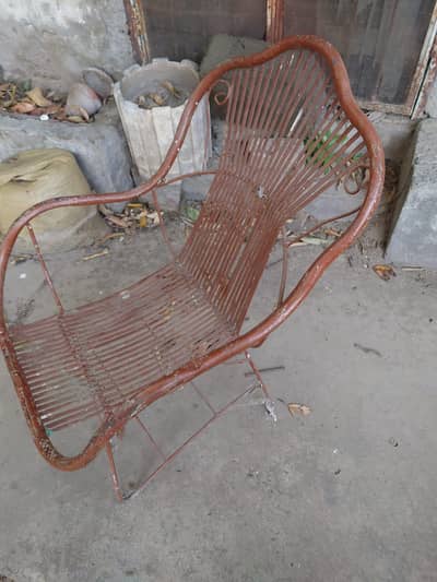 Garden iron chairs 4pc