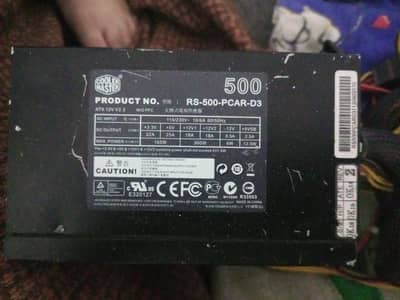 COOLER MASTER 500W POWER SUPPLY 10/10 CONDITION