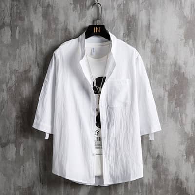 Green short sleeve shirt