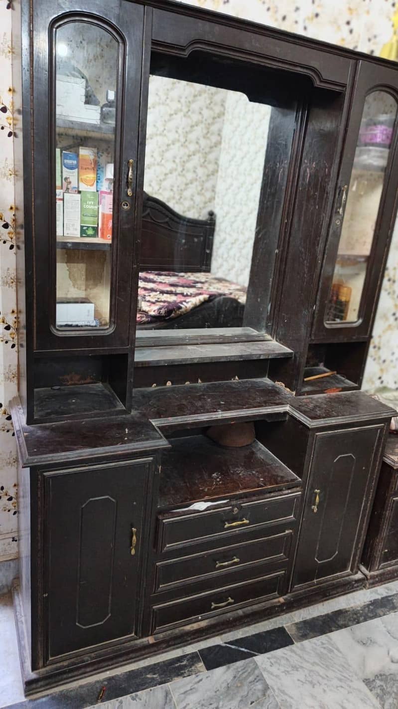 dressing table & show case 1