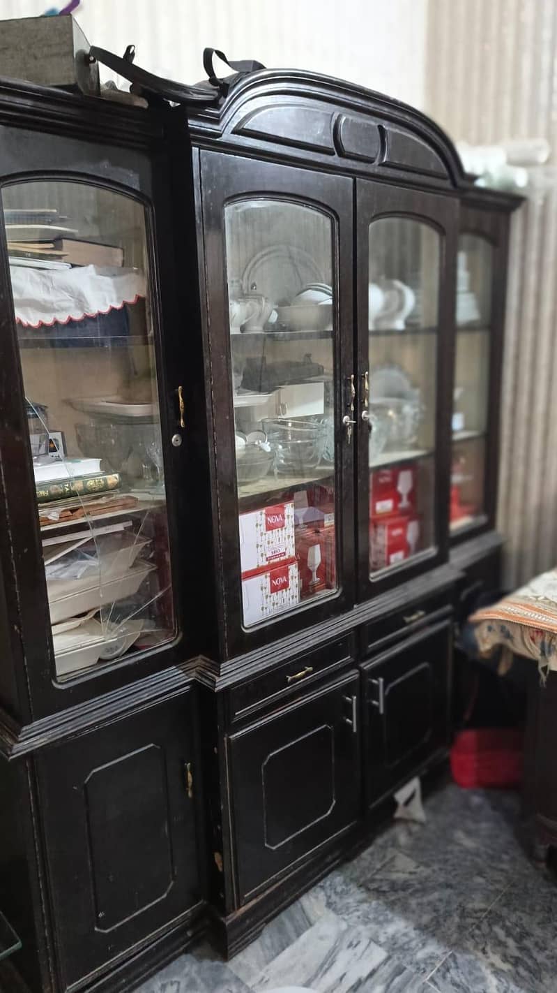 dressing table & show case 2