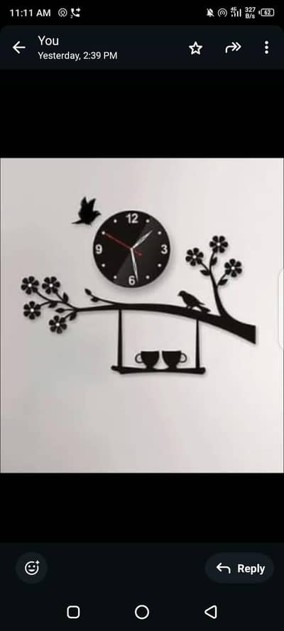 3d wall watch