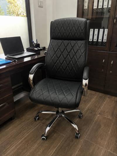 Executive Office Chair | High Back Revolving Chair | Like New Condi