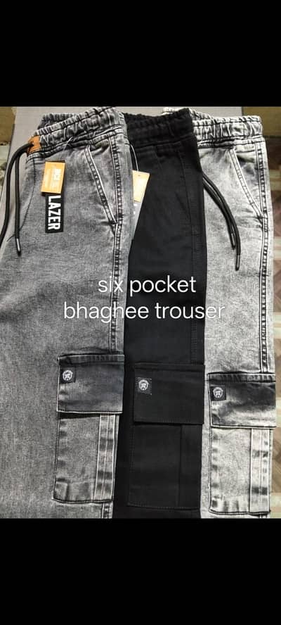 6 pocket bagi ancle fit trouser
