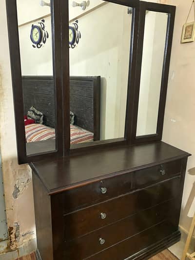wooden dressing table