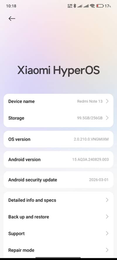 Xiaomi Redmi Note 13
