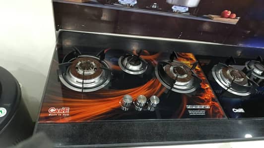 Hob 3 Burner Glass top