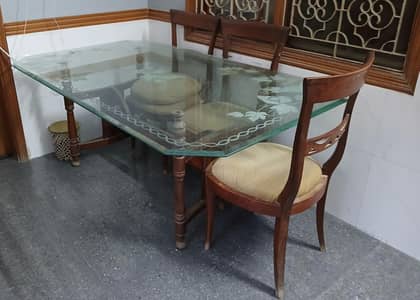 used dining table with 6 seating capacity