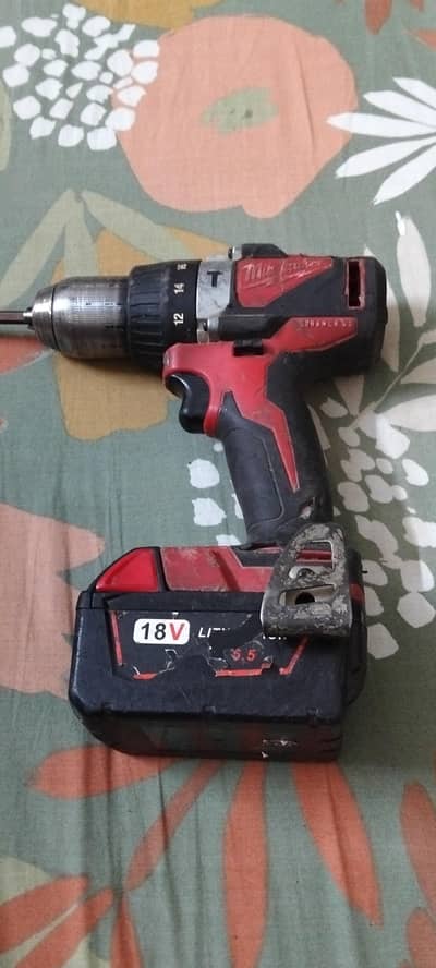 Milwaukee cordless drill with charger