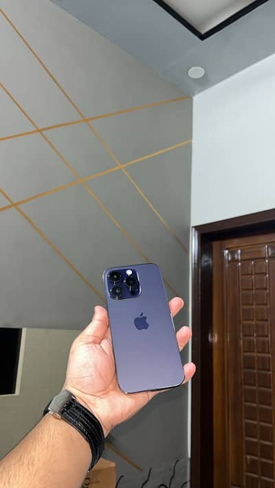 Apple iPhone 14 Pro Dual Approved 256 With Box Deep Purple