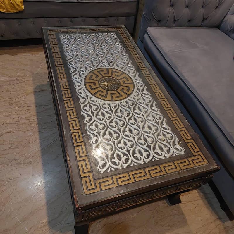 Sofa + Deewan + Center Table 2