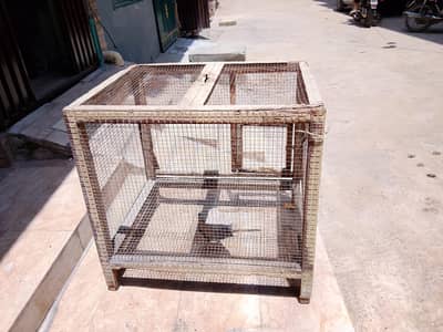 Wooden bird cage for sale