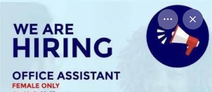 Female Office Assistant Manager