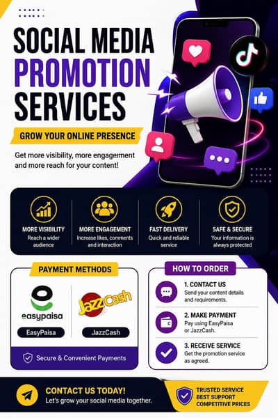 Social Media Promotion Services | Fast & Affordable