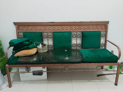 1 Bed 1 side table and 3 seats sofa for sale
