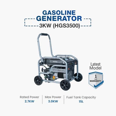 Hyundai Gasoline Generator 3 KW (HGS3500)